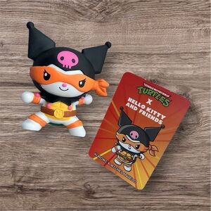 NEW McDonald's Hello Kitty x Teenage Mutant Ninja Turtles Action Figure Kuromi